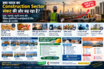 Construction Sector Crisis 2026: सूखा, महंगाई, बढ़ती लागत और सिविल इंजीनियरों व कॉन्ट्रैक्टर्स के लिए भविष्य की रणनीति